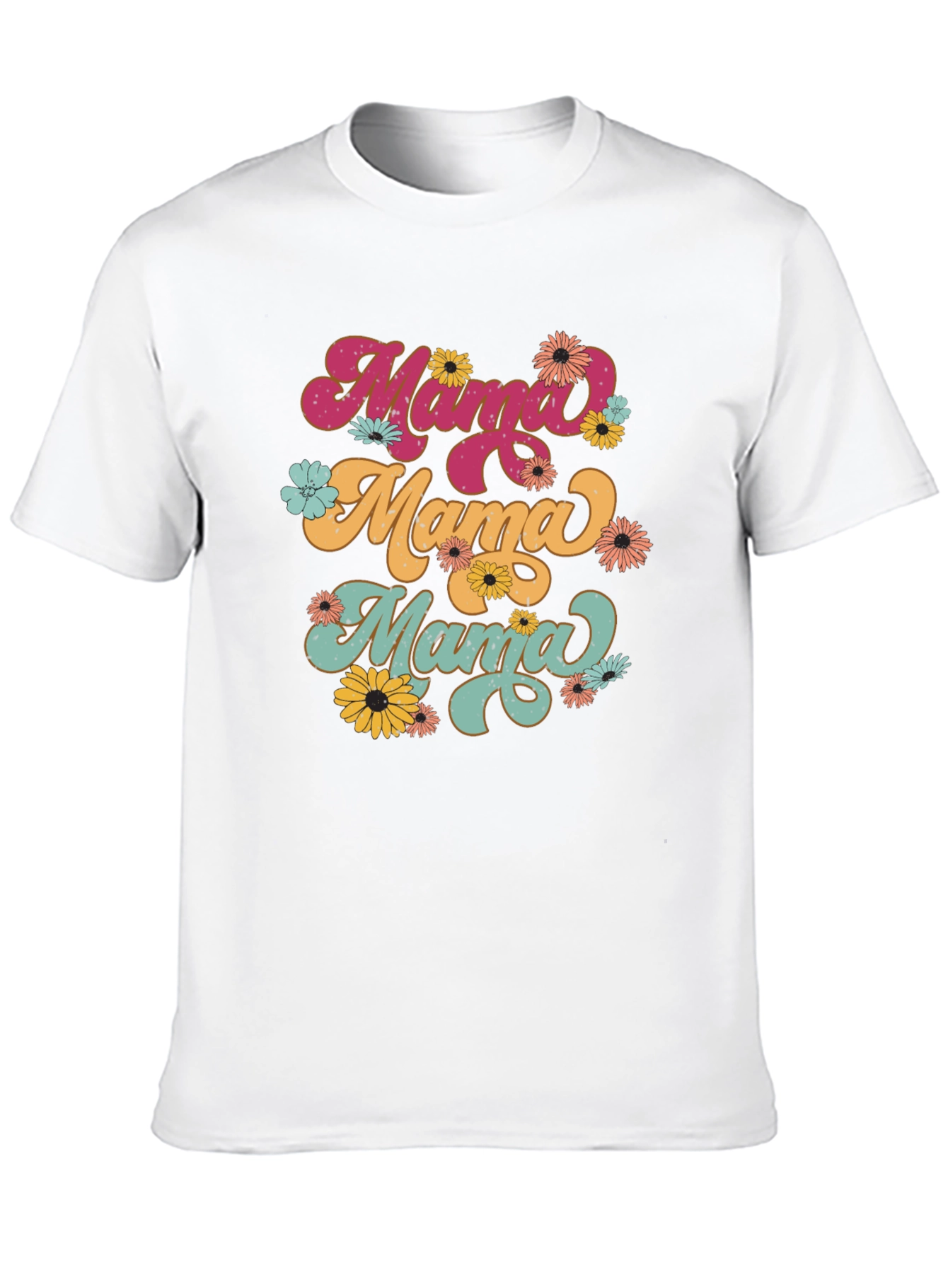 Camiseta Mama Retro Floral