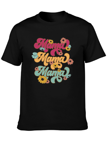 Camiseta Mama Retro Floral