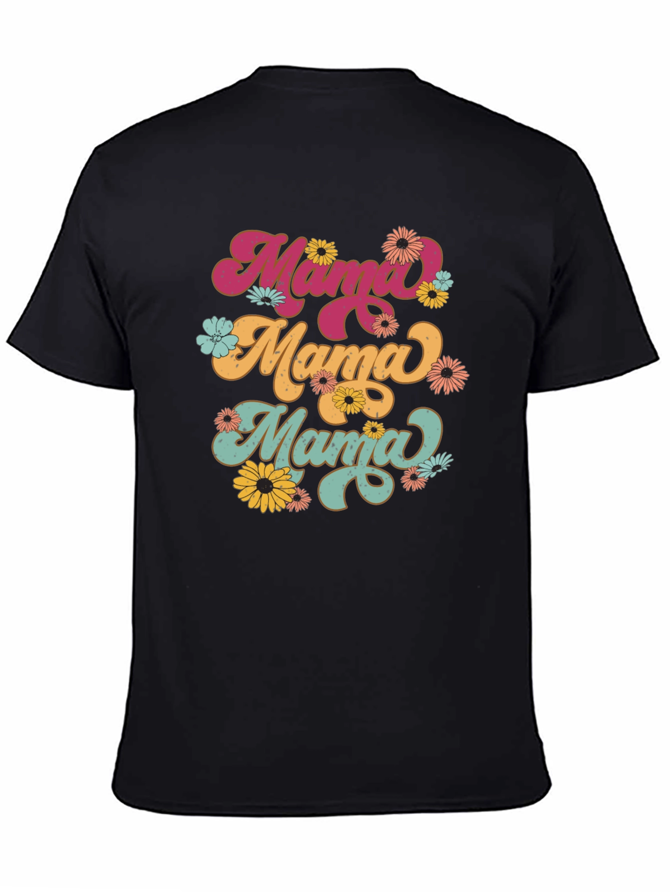 Camiseta Mama Retro Floral
