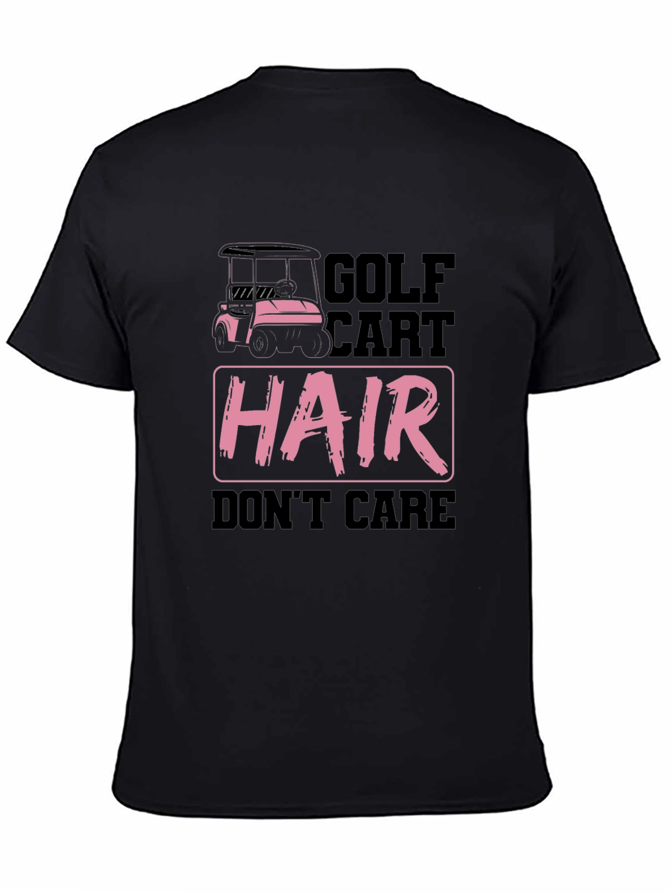 Camiseta Golf Cart Hair Dont Care