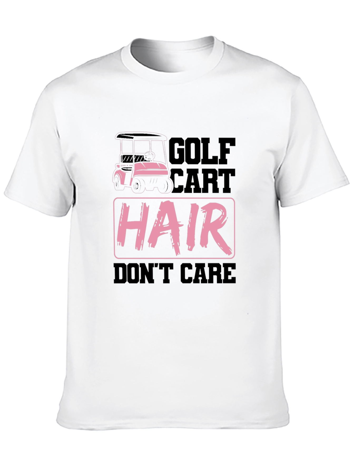 Camiseta Golf Cart Hair Dont Care