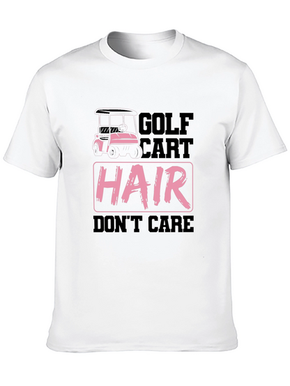 Camiseta Golf Cart Hair Dont Care