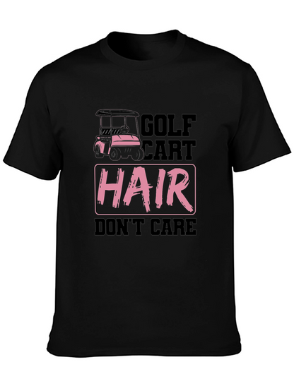Camiseta Golf Cart Hair Dont Care