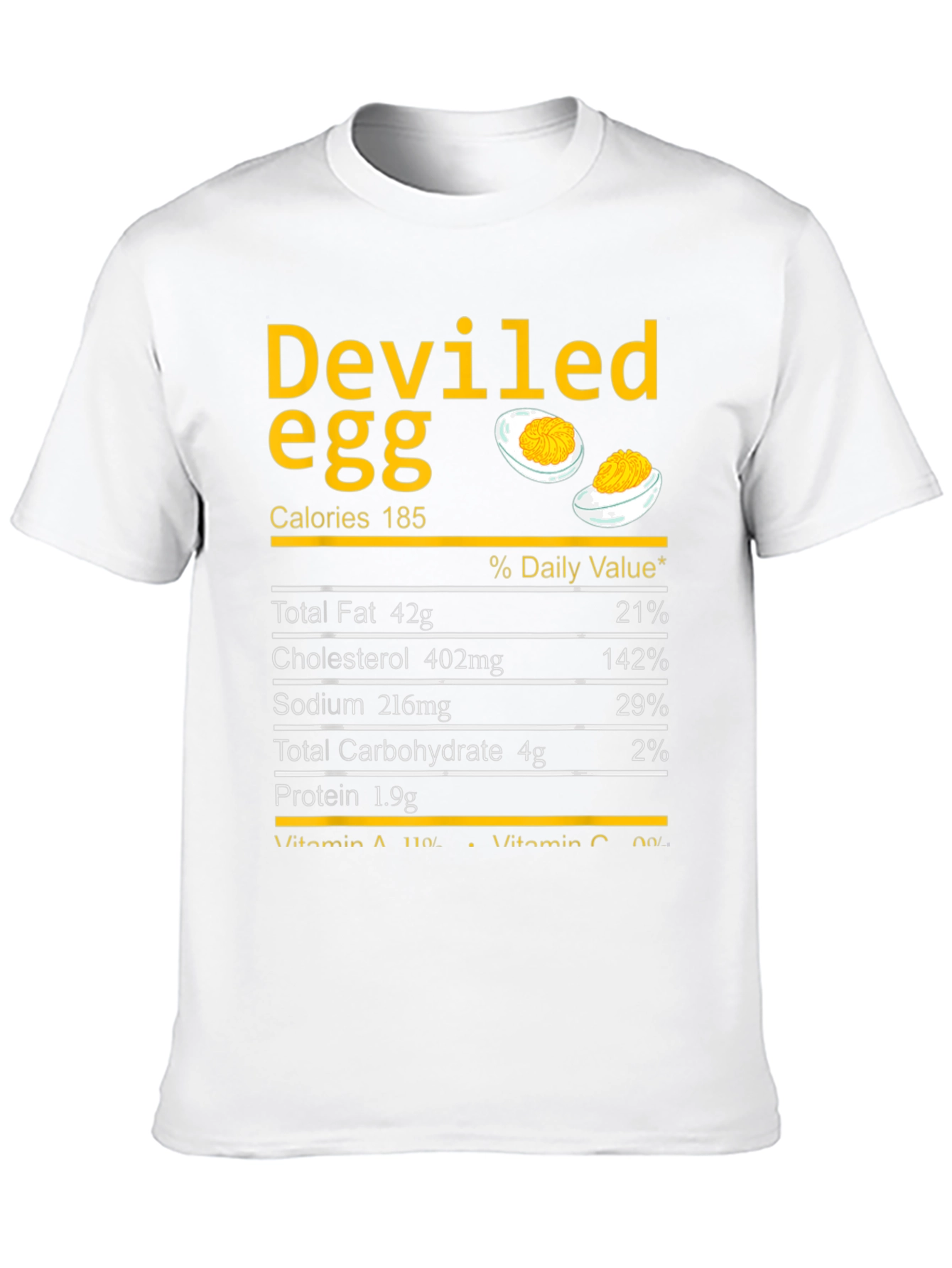 Camiseta Negra con Diseño de Huevo Endiablado