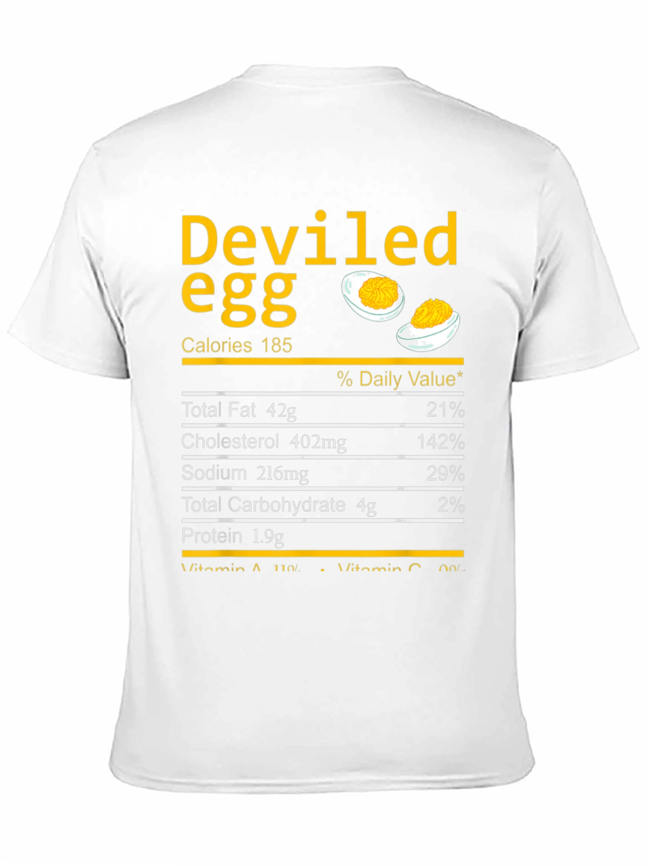 Camiseta Negra con Diseño de Huevo Endiablado