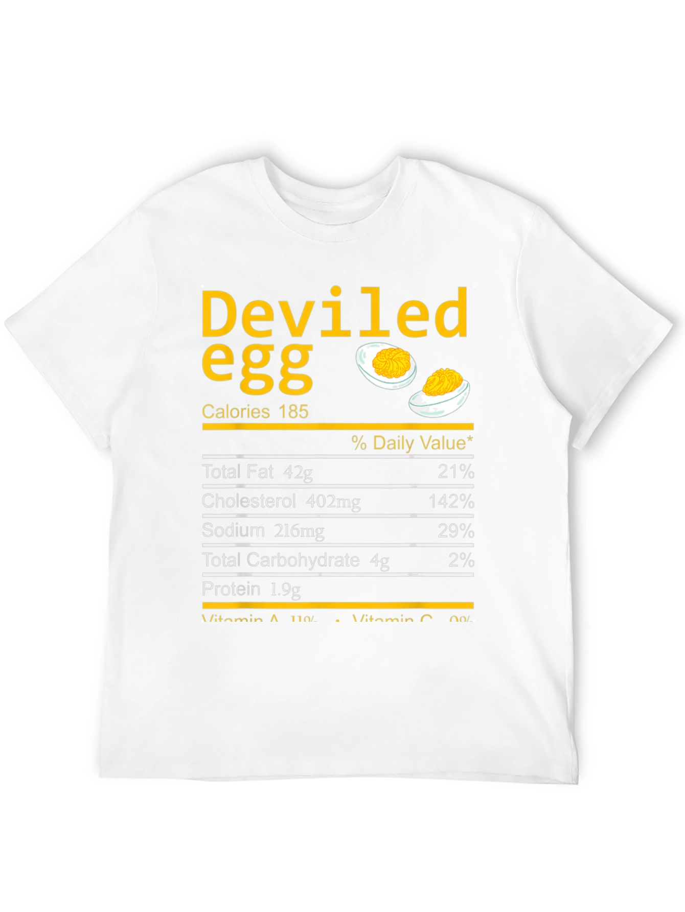 Camiseta Negra con Diseño de Huevo Endiablado