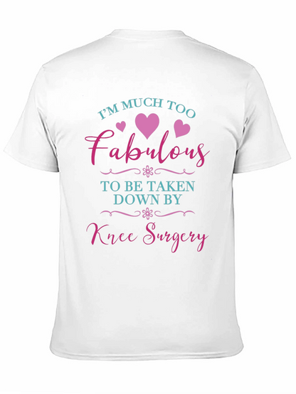 Camiseta Divertida Recuperación Cirugía Rodilla