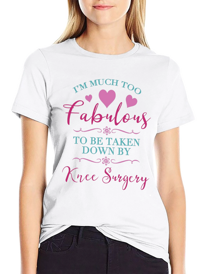Camiseta Divertida Recuperación Cirugía Rodilla