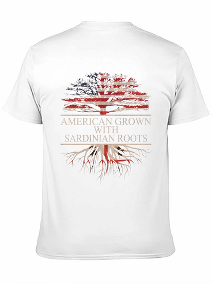 Camiseta Americana con Raíces Sardas