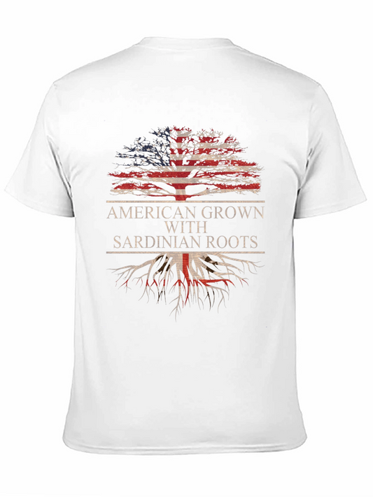 Camiseta Americana con Raíces Sardas