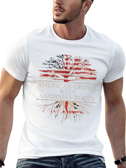 Camiseta Americana con Raíces Sardas