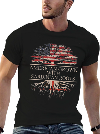 Camiseta Americana con Raíces Sardas