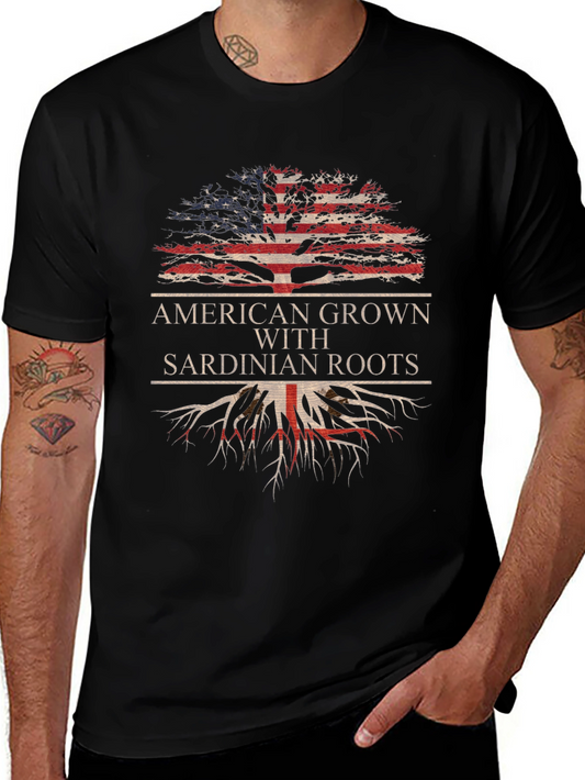 Camiseta Americana con Raíces Sardas