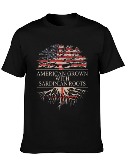 Camiseta Americana con Raíces Sardas