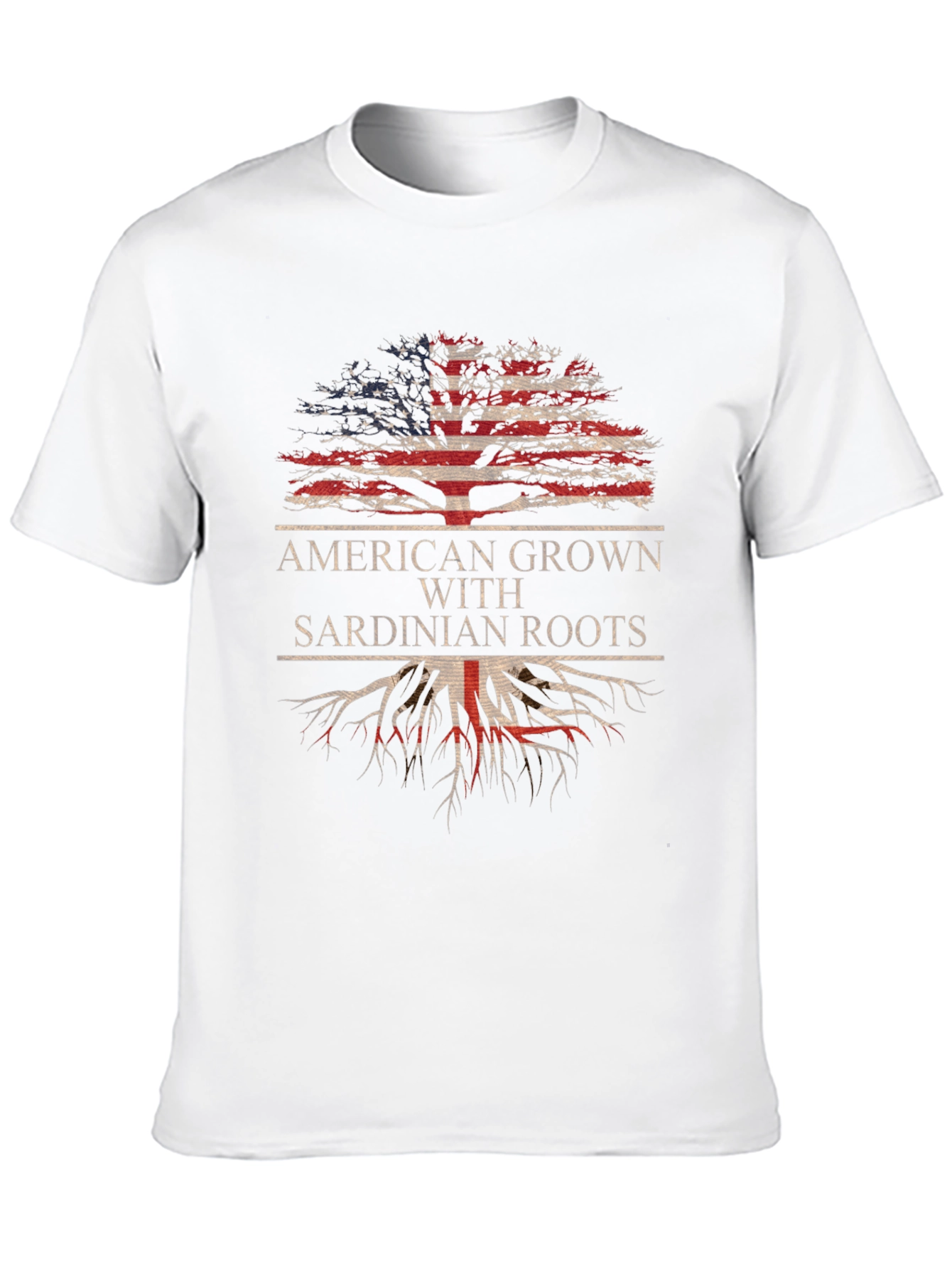 Camiseta Americana con Raíces Sardas