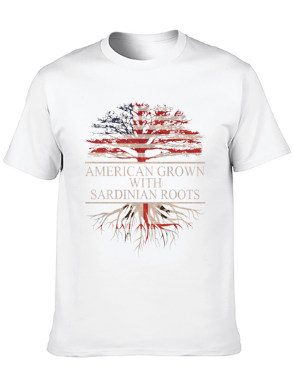 Camiseta Americana con Raíces Sardas