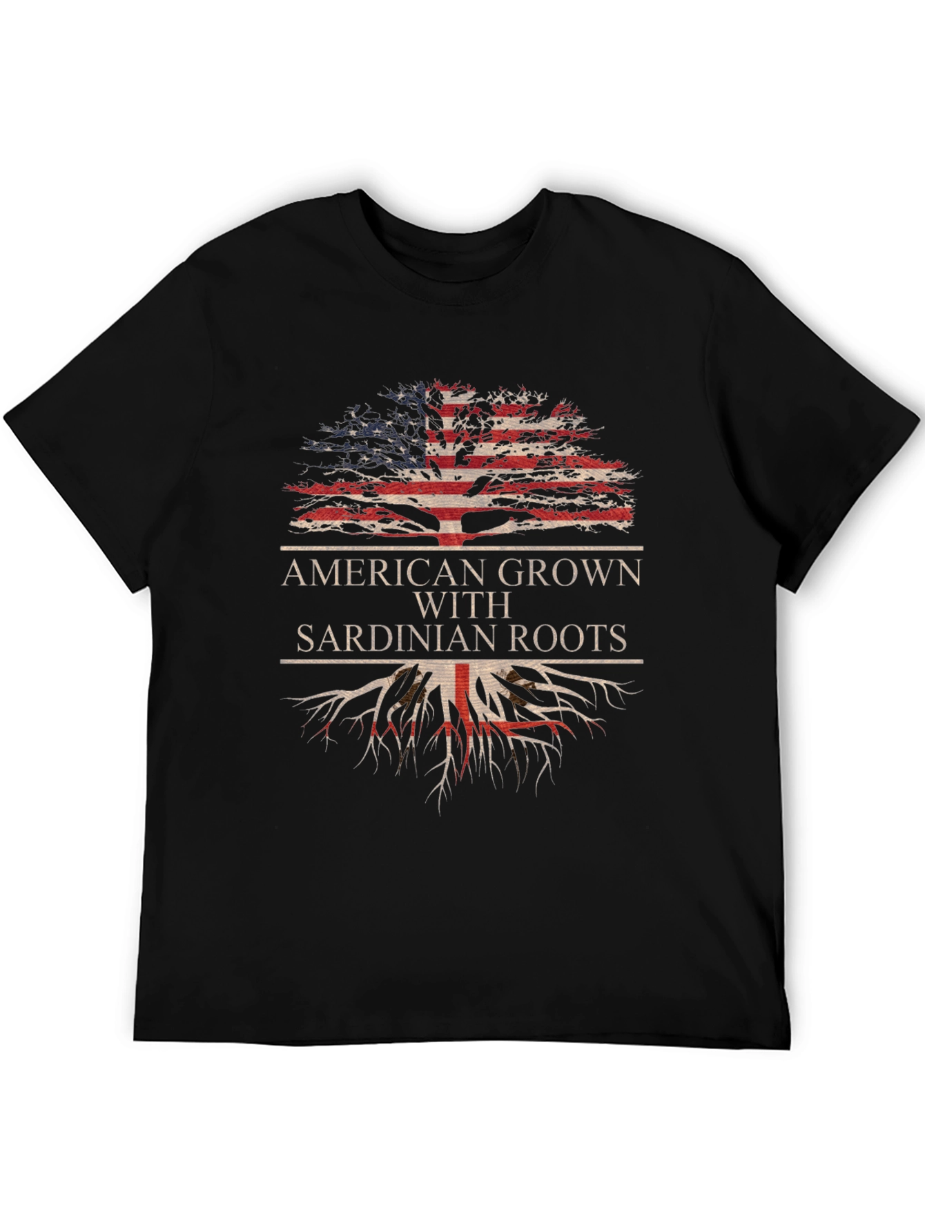 Camiseta Americana con Raíces Sardas