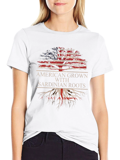 Camiseta Americana con Raíces Sardas