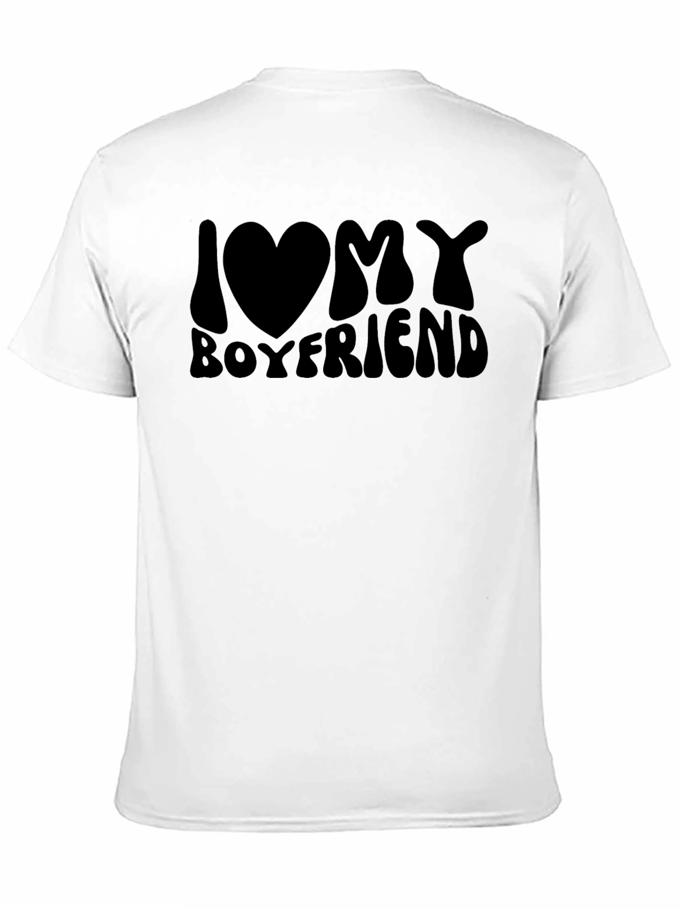 Camiseta Negra I Love My Boyfriend
