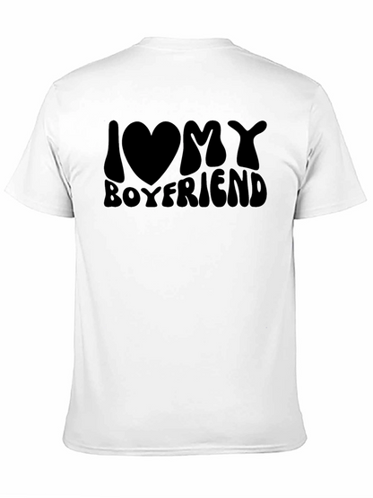 Camiseta Negra I Love My Boyfriend