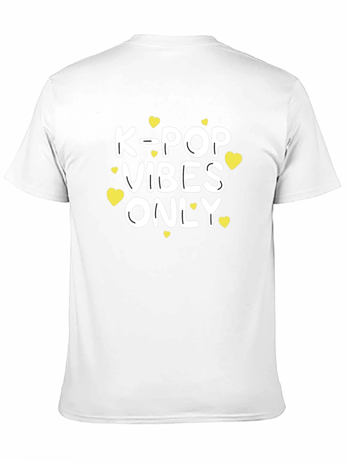 Camiseta Negra K-Pop Vibes Only