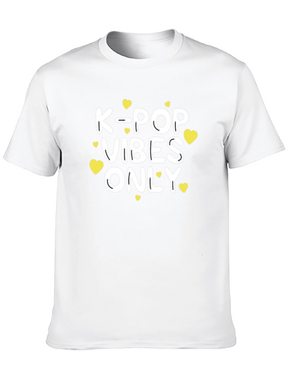 Camiseta Negra K-Pop Vibes Only