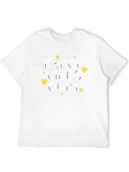 Camiseta Negra K-Pop Vibes Only