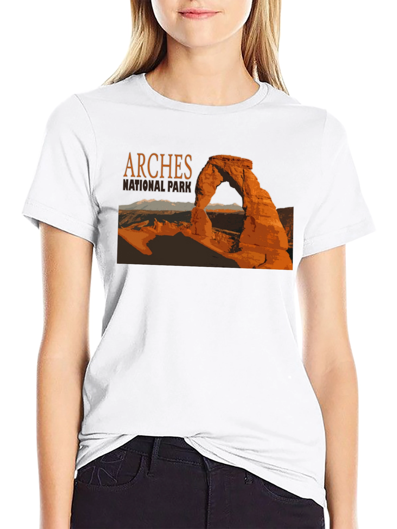 Camiseta Negra Arches National Park