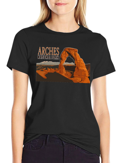 Camiseta Negra Arches National Park