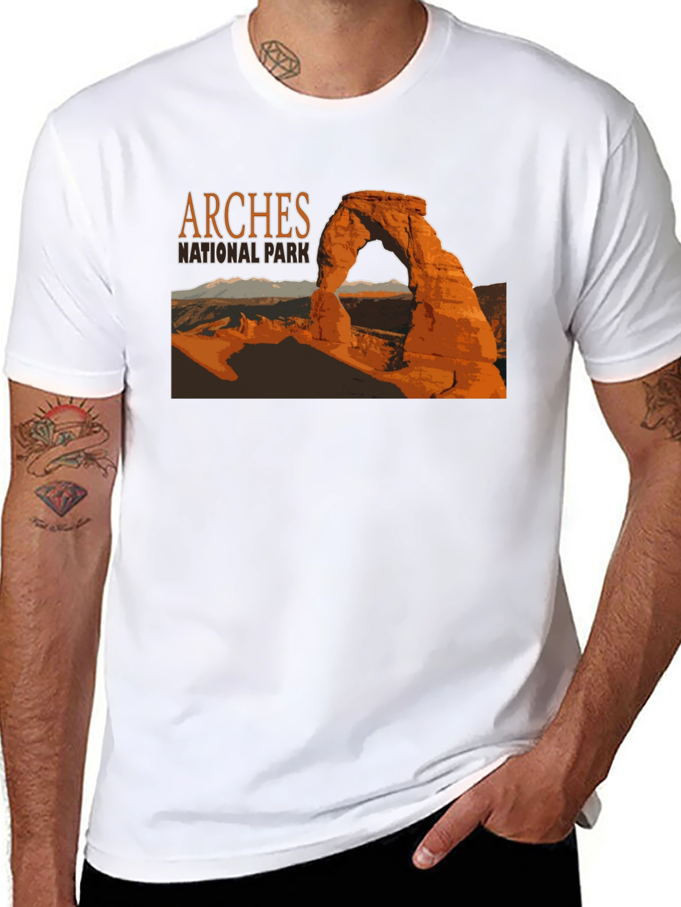 Camiseta Negra Arches National Park
