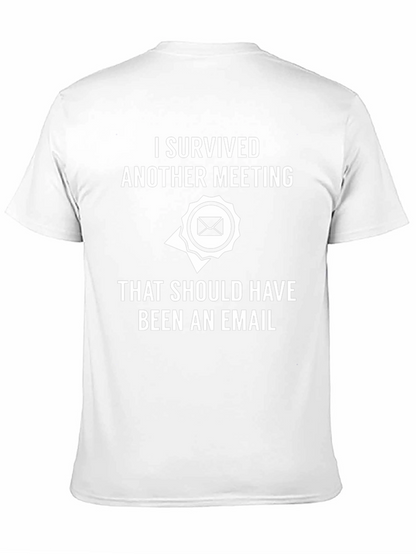 Camiseta divertida: Sobreviví a otra reunión