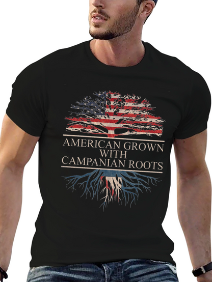 Camiseta Hombre Raíces Americanas/Campanas