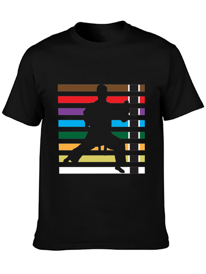 Camiseta Hombre Diseño Karate Cinturones Artes Marciales
