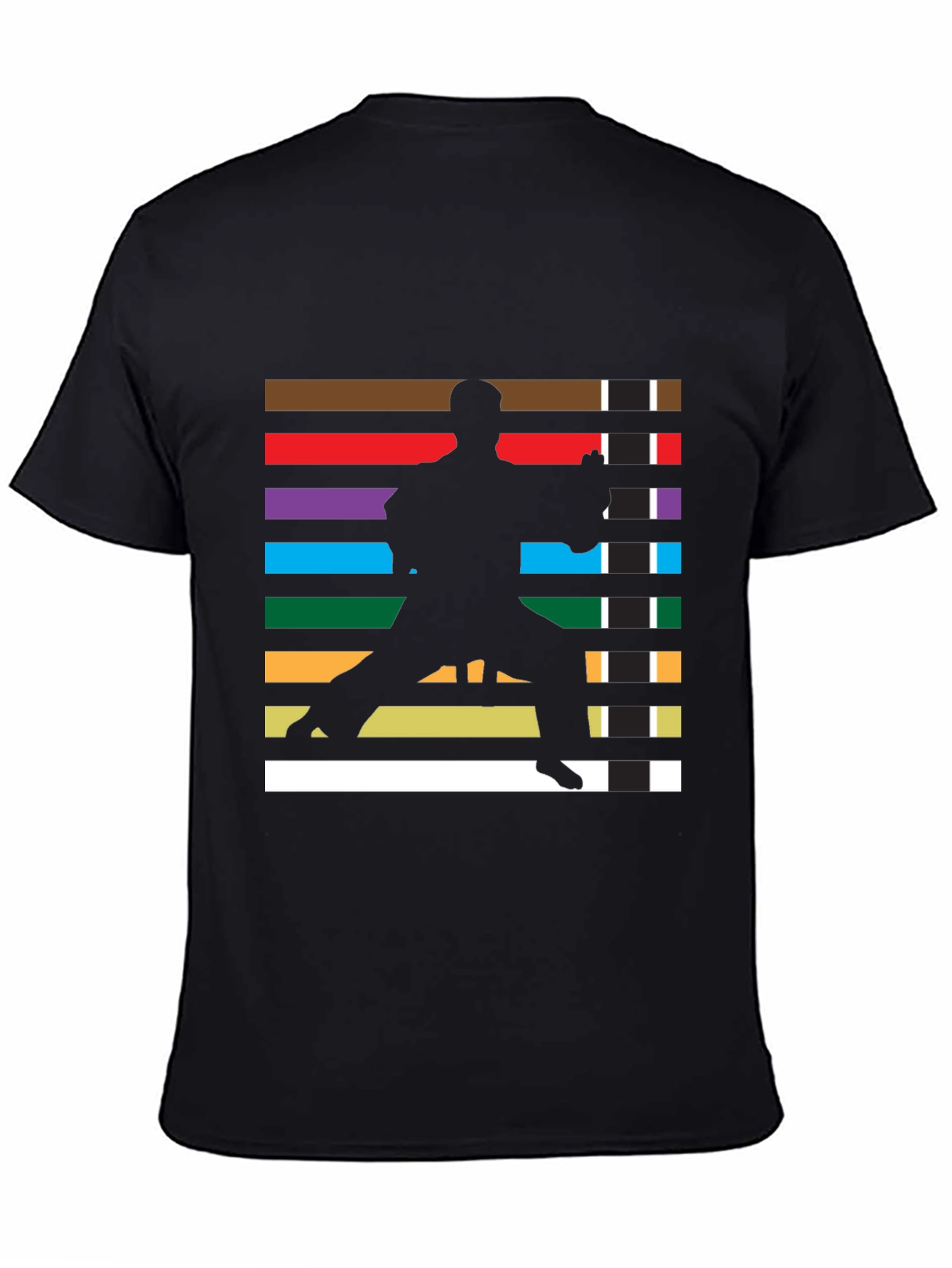 Camiseta Hombre Diseño Karate Cinturones Artes Marciales