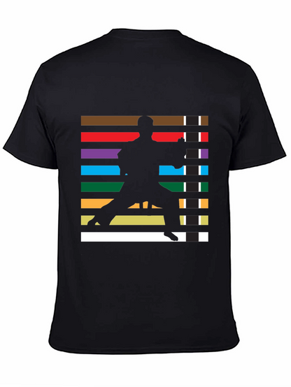 Camiseta Hombre Diseño Karate Cinturones Artes Marciales