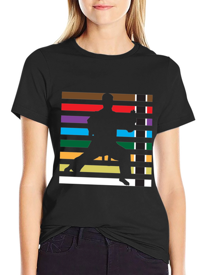 Camiseta Hombre Diseño Karate Cinturones Artes Marciales