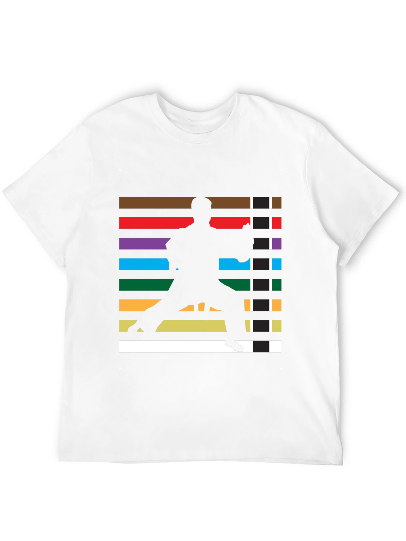 Camiseta Hombre Diseño Karate Cinturones Artes Marciales