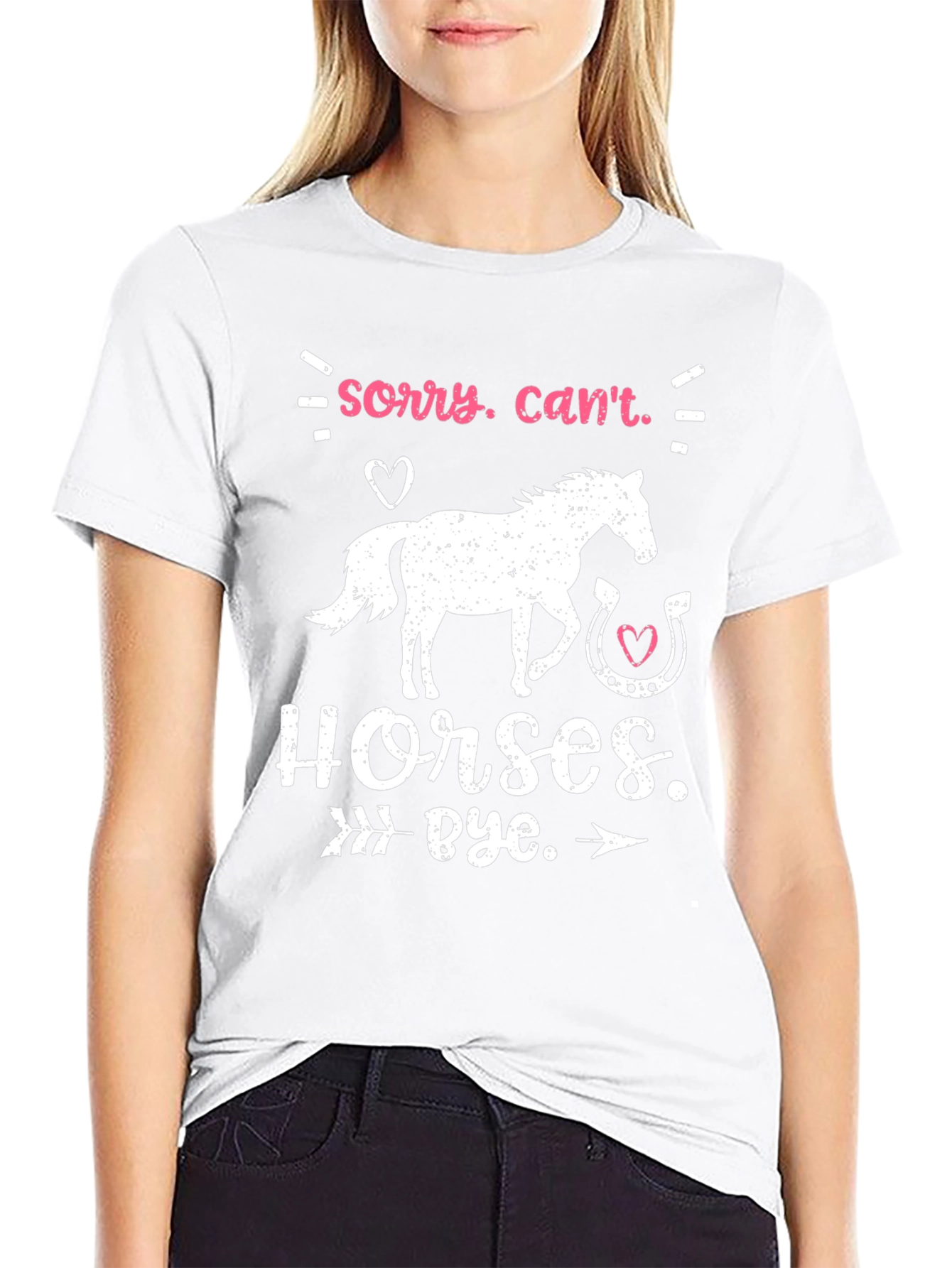 Camiseta Sorry Cant. Horses. Bye.