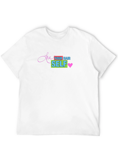 Camiseta Negra Love Your Hair Self