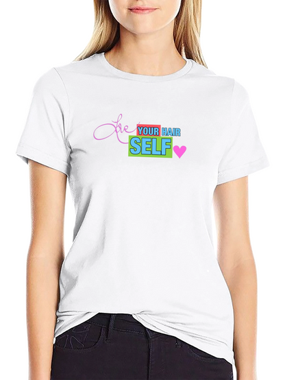 Camiseta Negra Love Your Hair Self