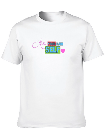 Camiseta Negra Love Your Hair Self