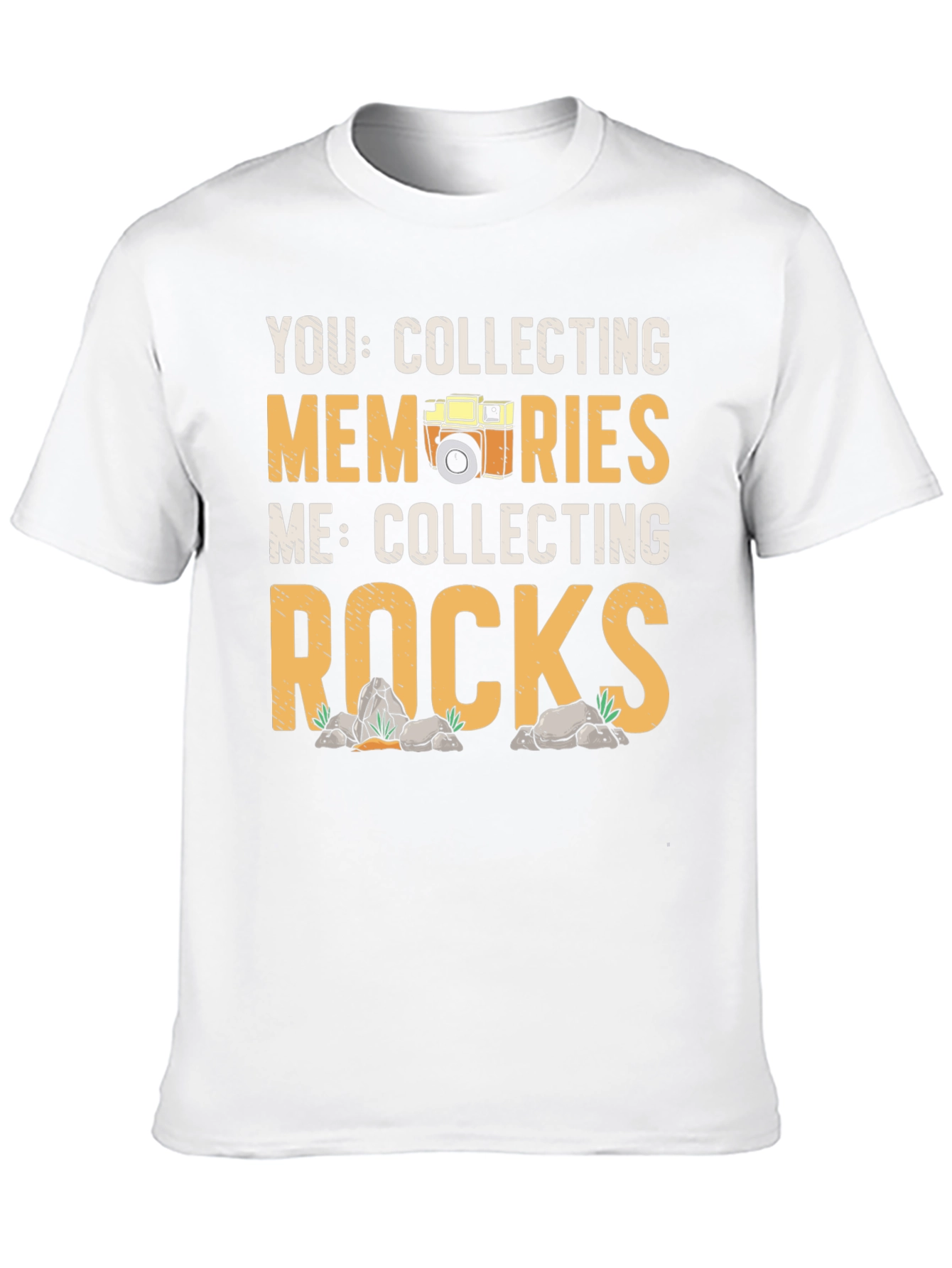 Camiseta Coleccionista: Recuerdos vs. Rocas