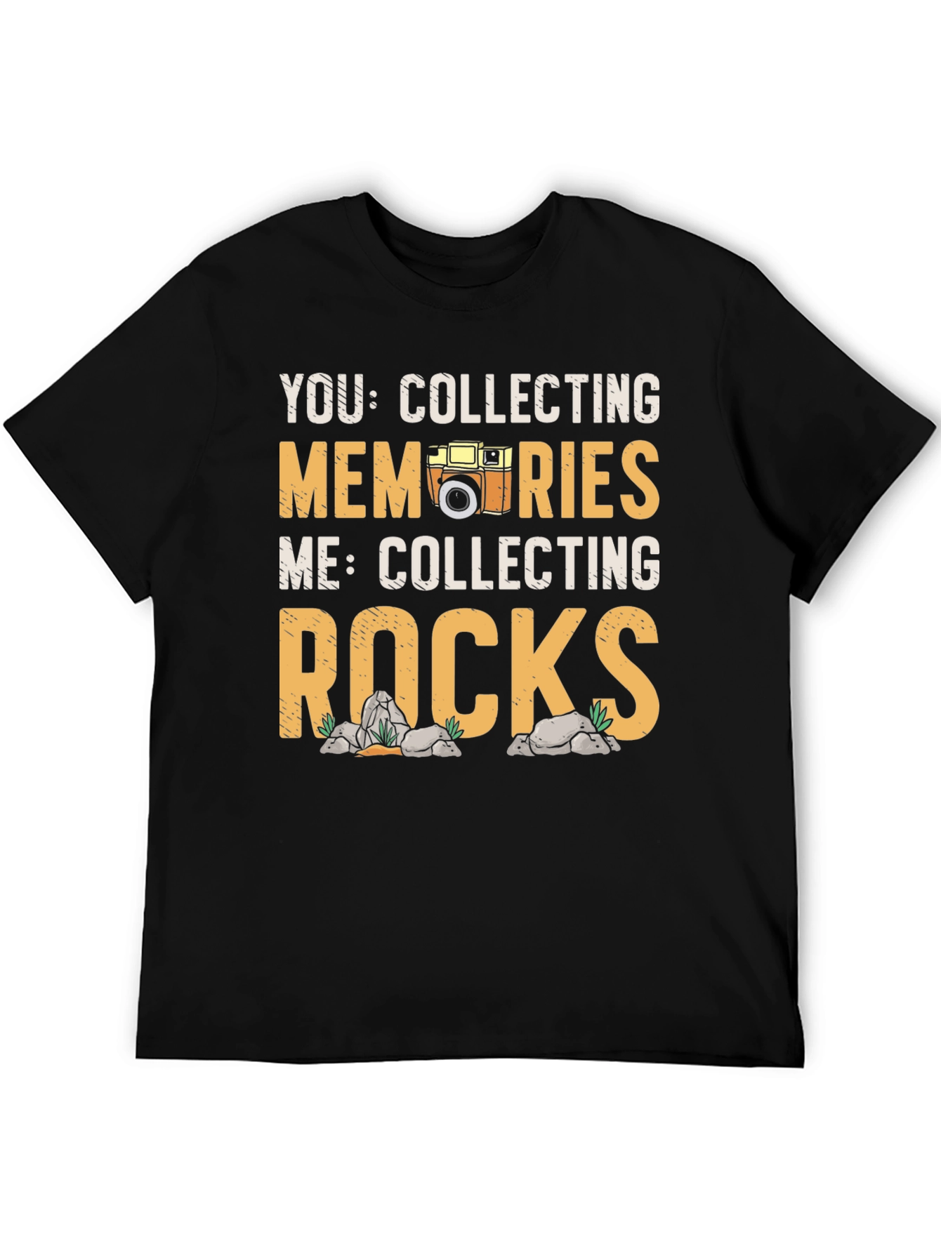 Camiseta Coleccionista: Recuerdos vs. Rocas