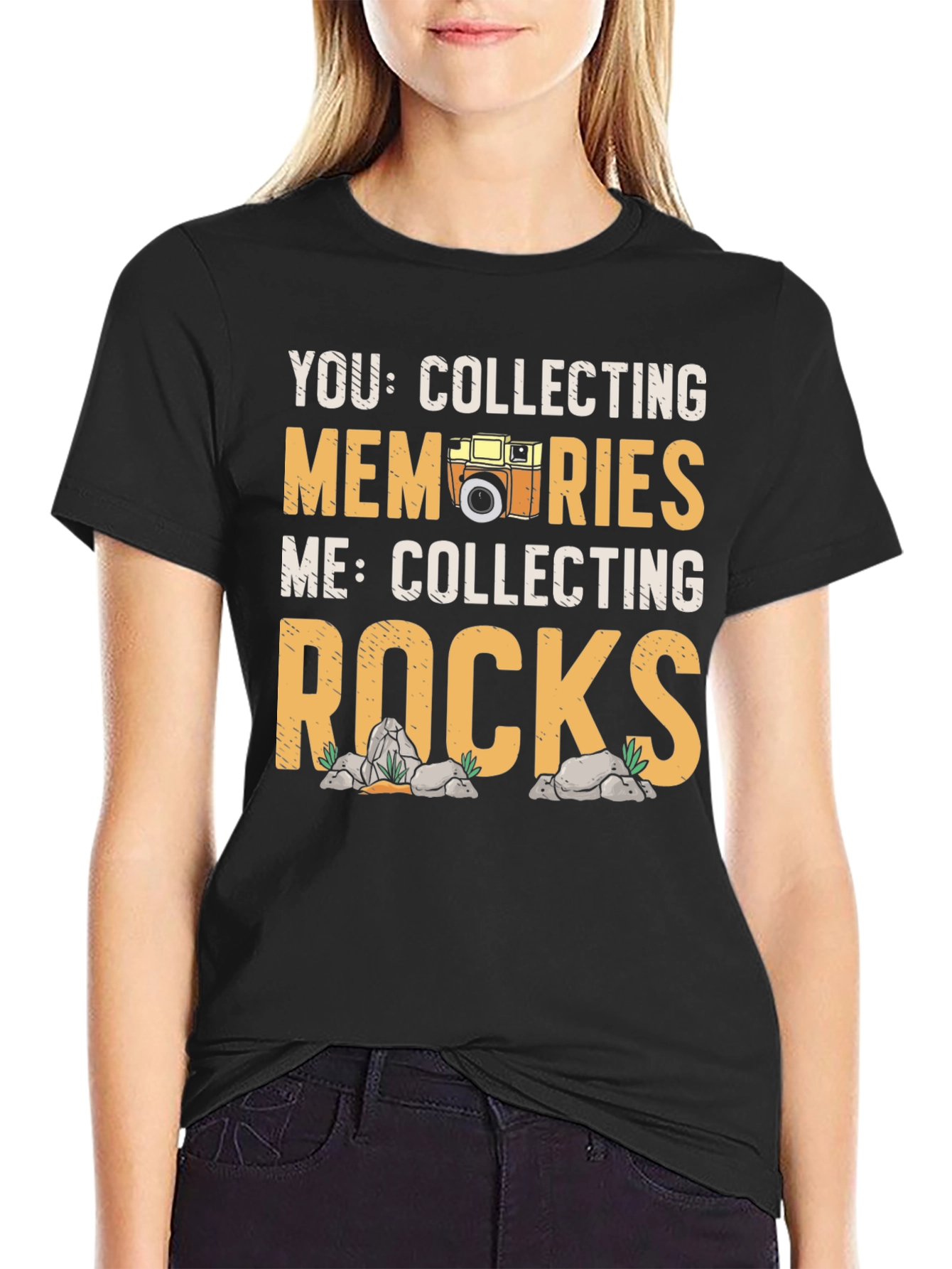Camiseta Coleccionista: Recuerdos vs. Rocas