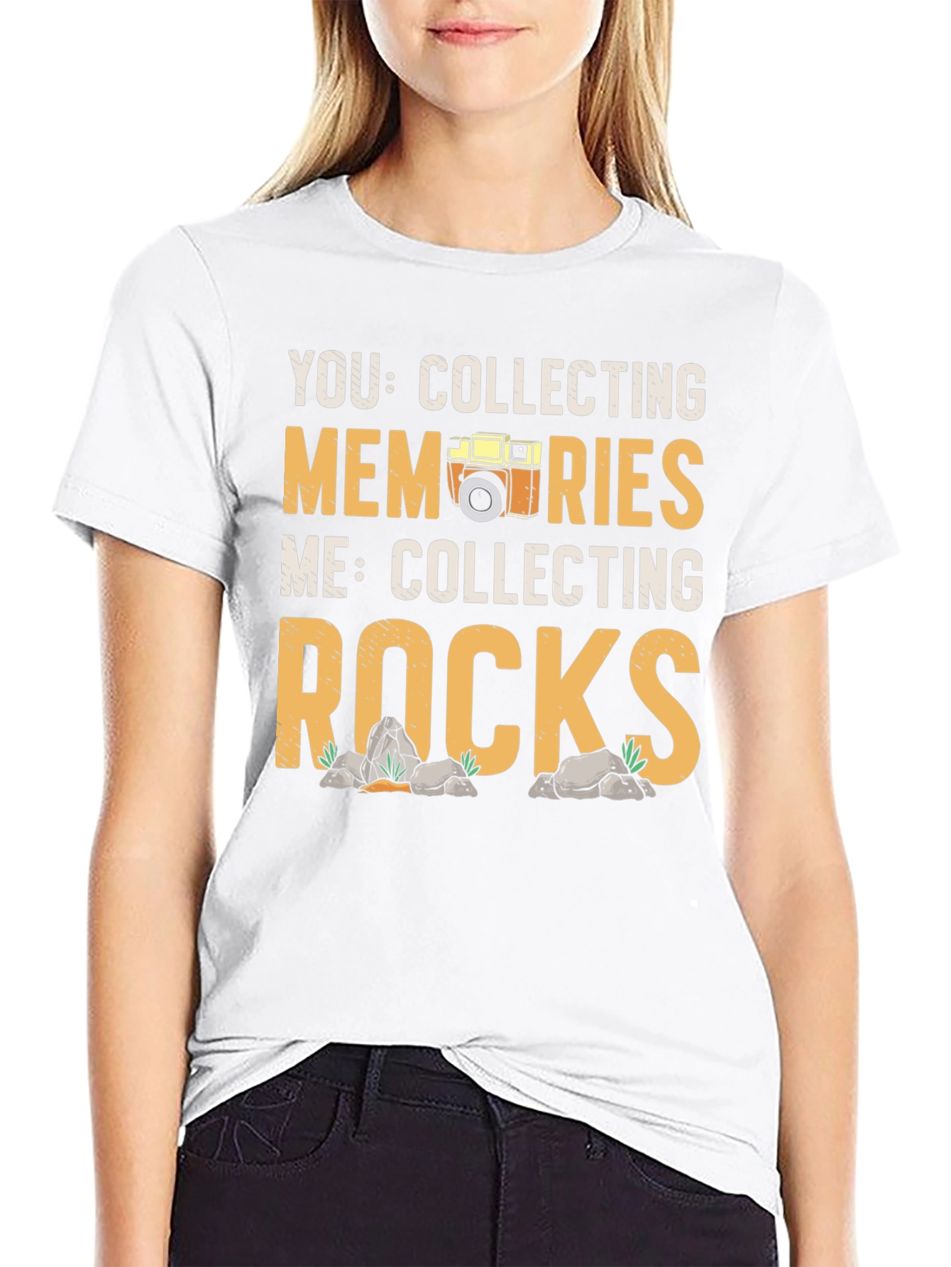 Camiseta Coleccionista: Recuerdos vs. Rocas