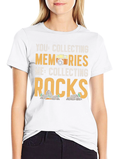 Camiseta Coleccionista: Recuerdos vs. Rocas