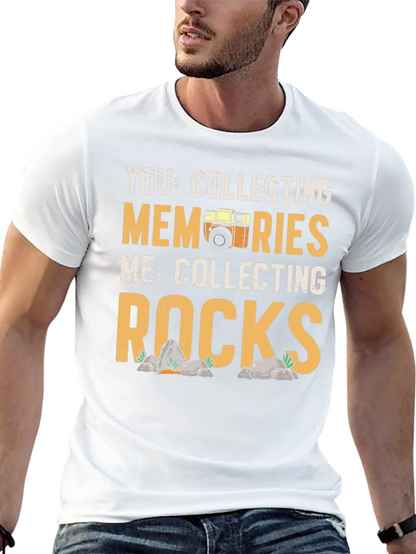 Camiseta Coleccionista: Recuerdos vs. Rocas