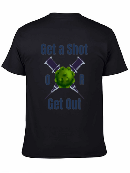 Camiseta Vacúnate o Lárgate - Estilo y Conciencia