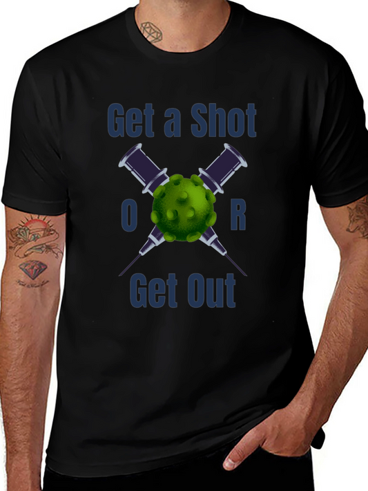 Camiseta Vacúnate o Lárgate - Estilo y Conciencia