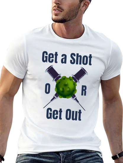 Camiseta Vacúnate o Lárgate - Estilo y Conciencia